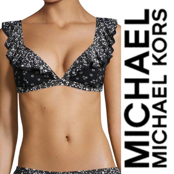 michael kors ruffle bikini